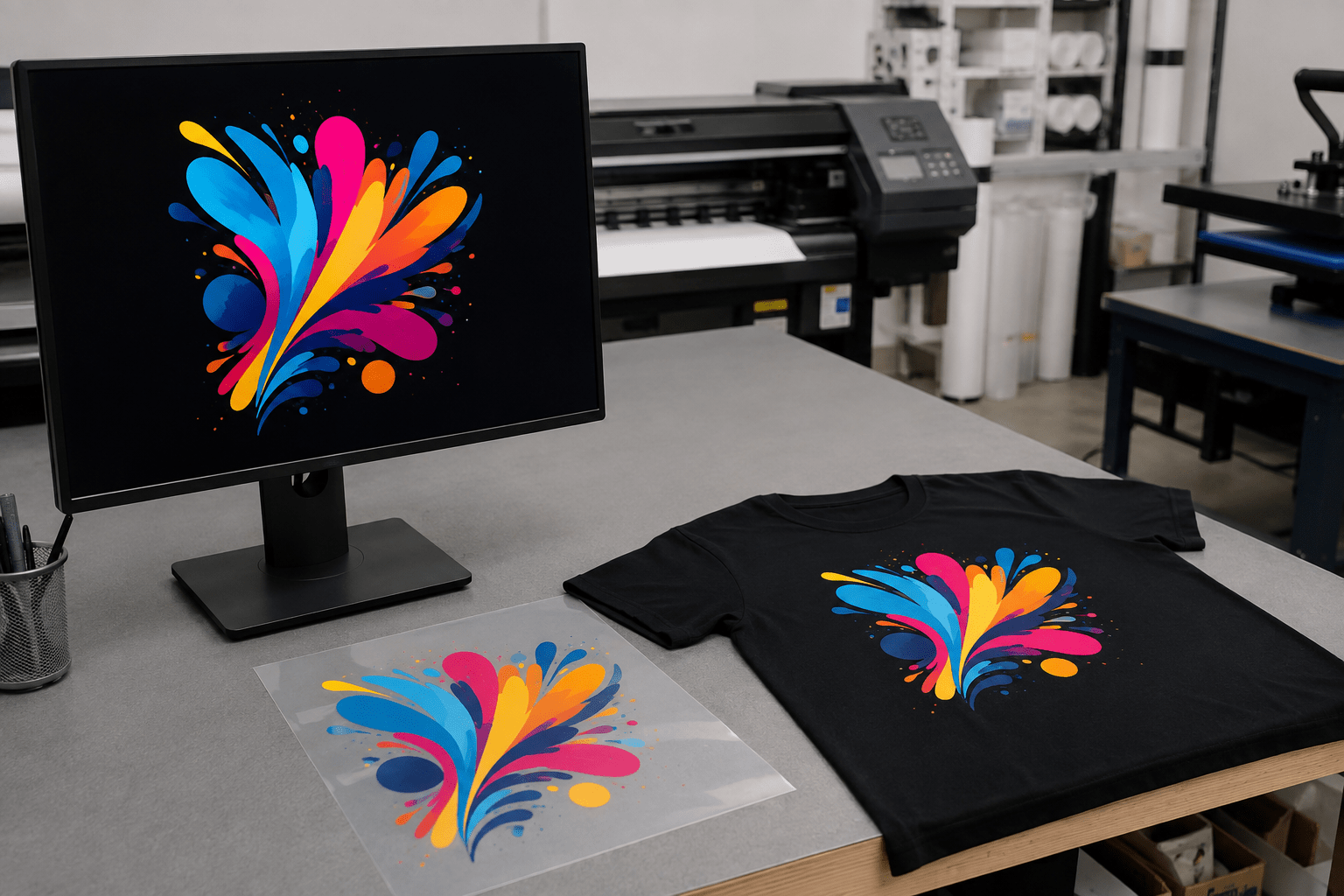 How to Make ChatGPT Images Print-Ready for DTF Transfers - Rolled Up Printing