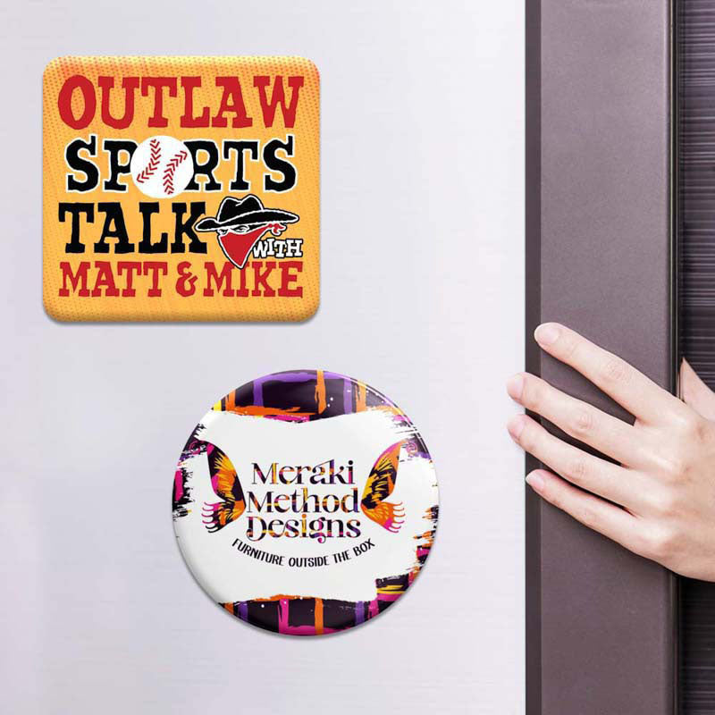 Custom printed magnets