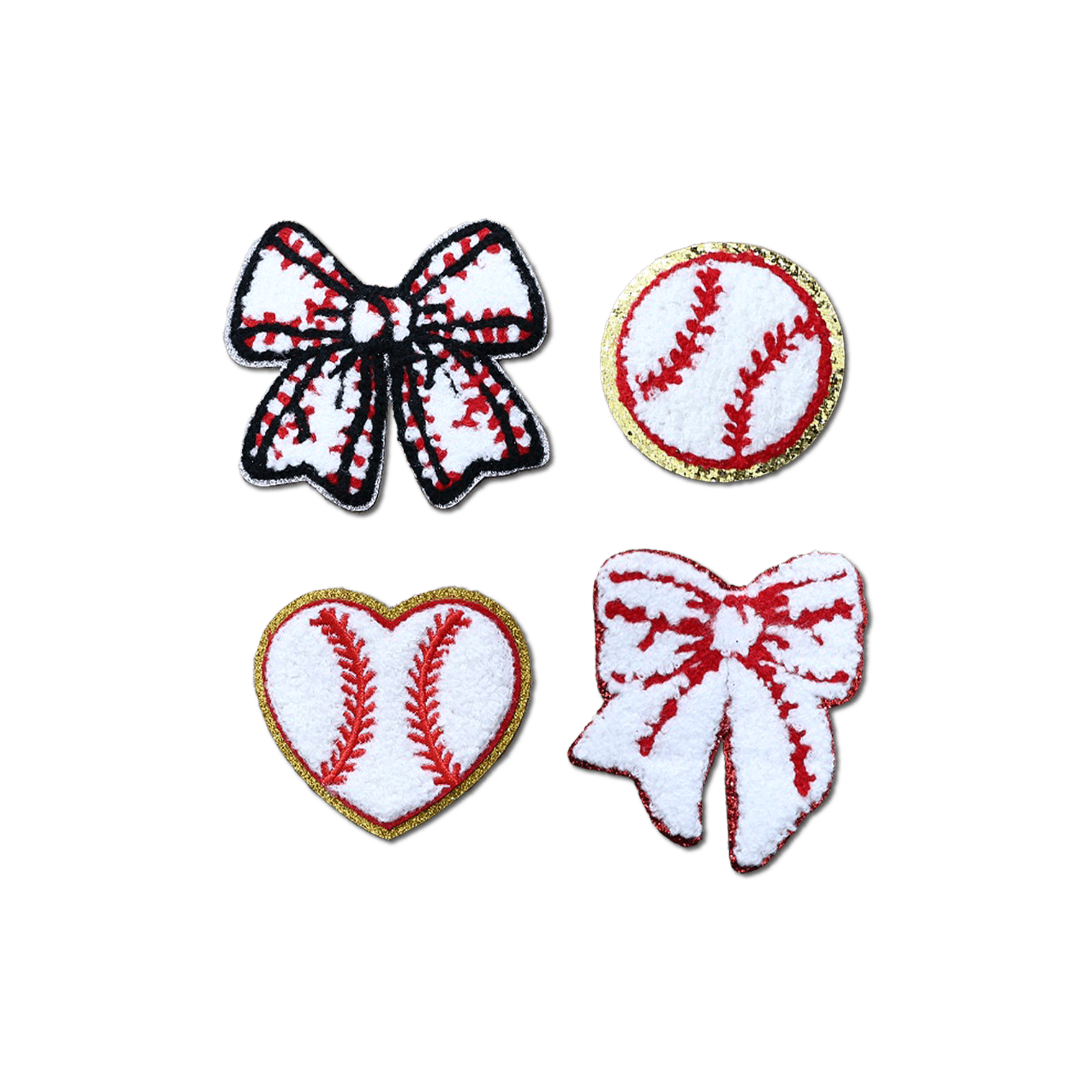 Hat Patches: Baseball (4 patches) - Rolled Up Printing
