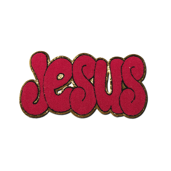 "Jesus" in Pink Patch