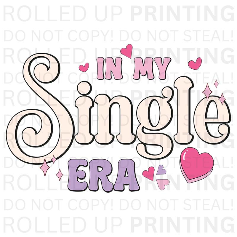 Single Era UV DTF Sticker: Celebrate Your Freedom - Rolled Up Printing