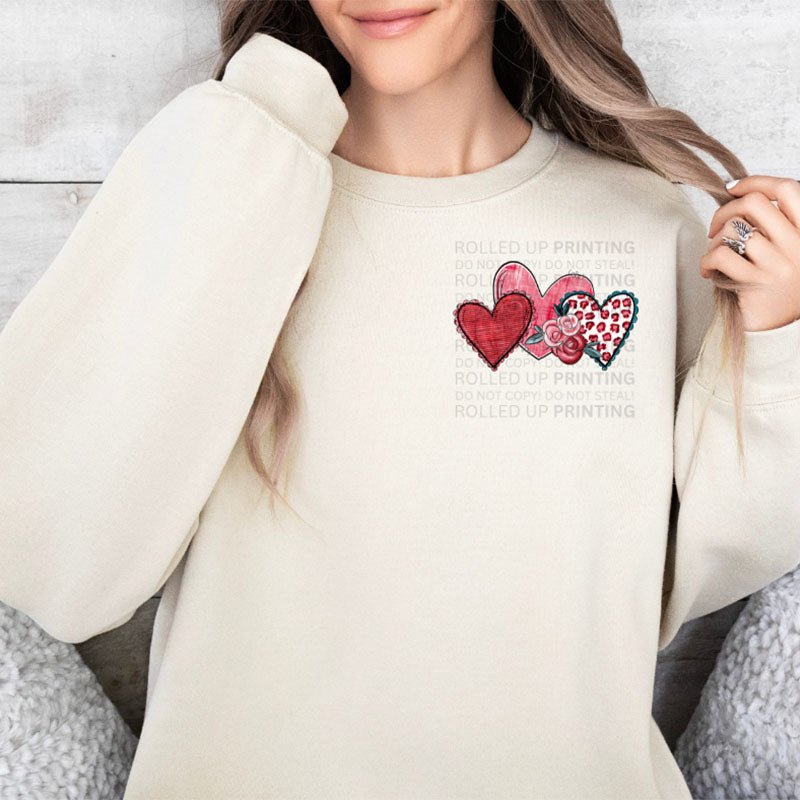 Valentine's Day DTF Sheet - Rolled Up Printing