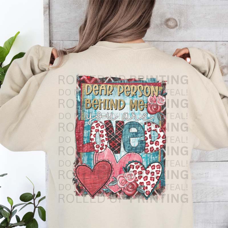 Valentine's Day DTF Sheet - Rolled Up Printing