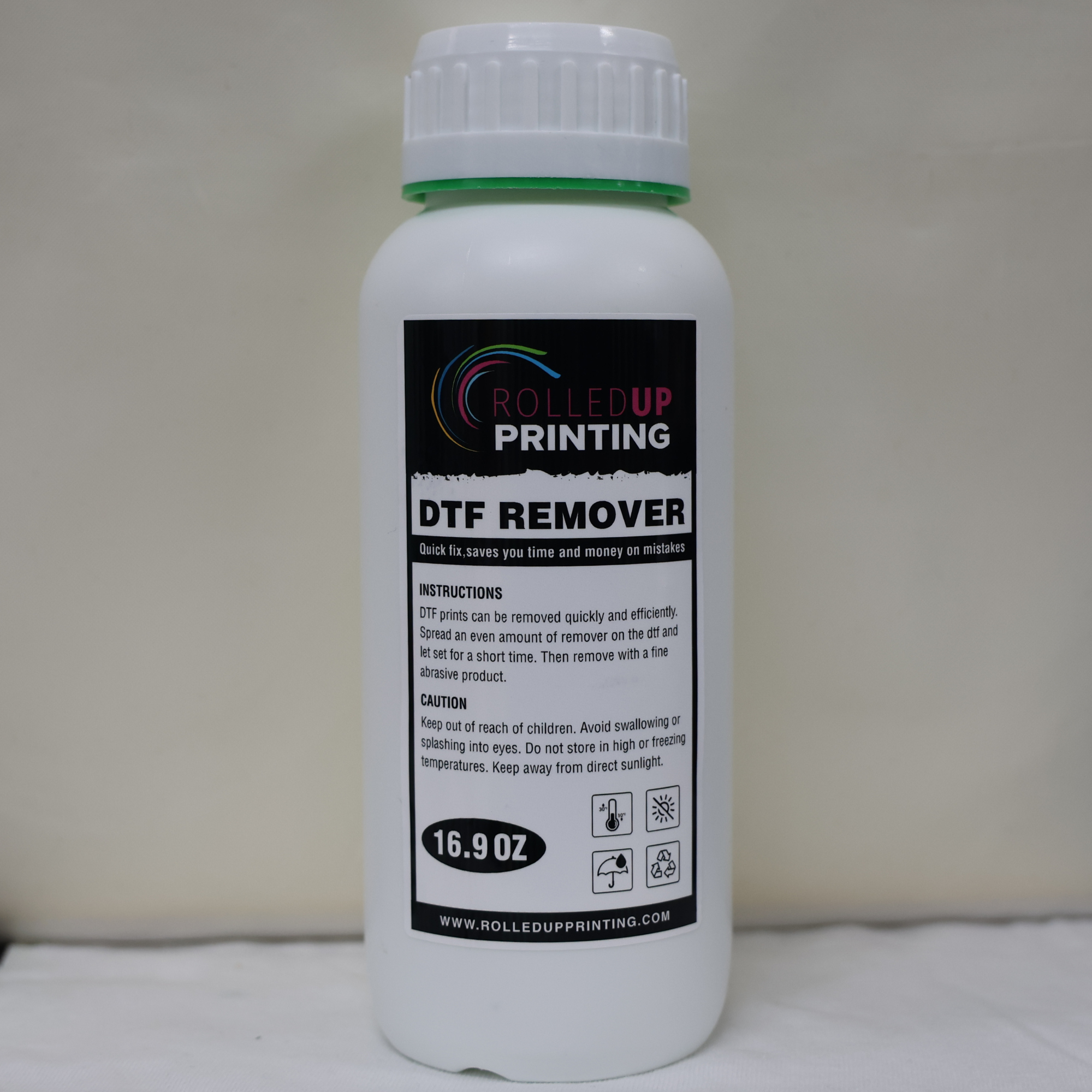 DTF Remover for Shirts - Easy Application with Syringe - 16.9 oz