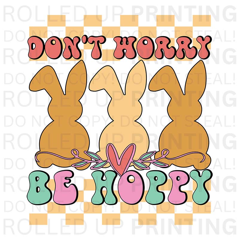 Be Hoppy UV DTF Sticker