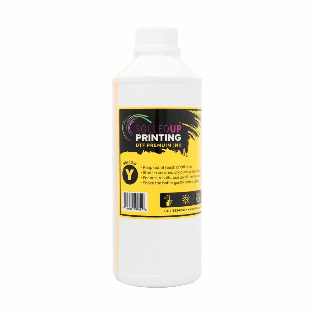 DTF Ink 1 Liter: High - Quality Ink for Vibrant Transfers - Rolled Up Printing