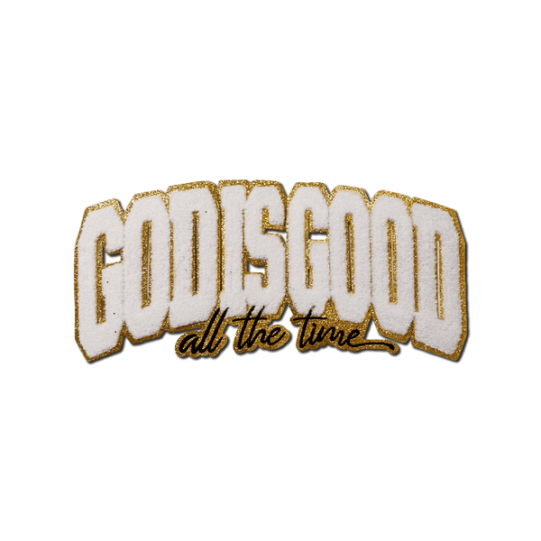 "God is Good" Chenille Patch