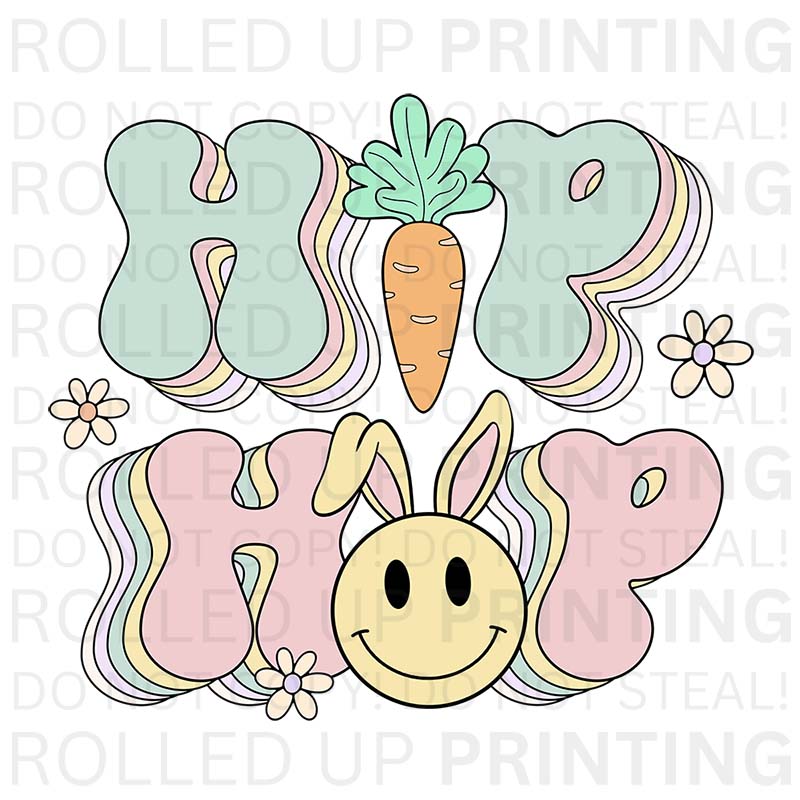 Hip Hop UV DTF Sticker: Celebrate Your Love for Music - Rolled Up Printing