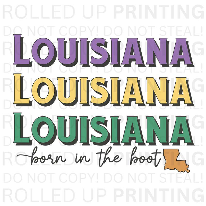 Louisiana UV DTF Sticker