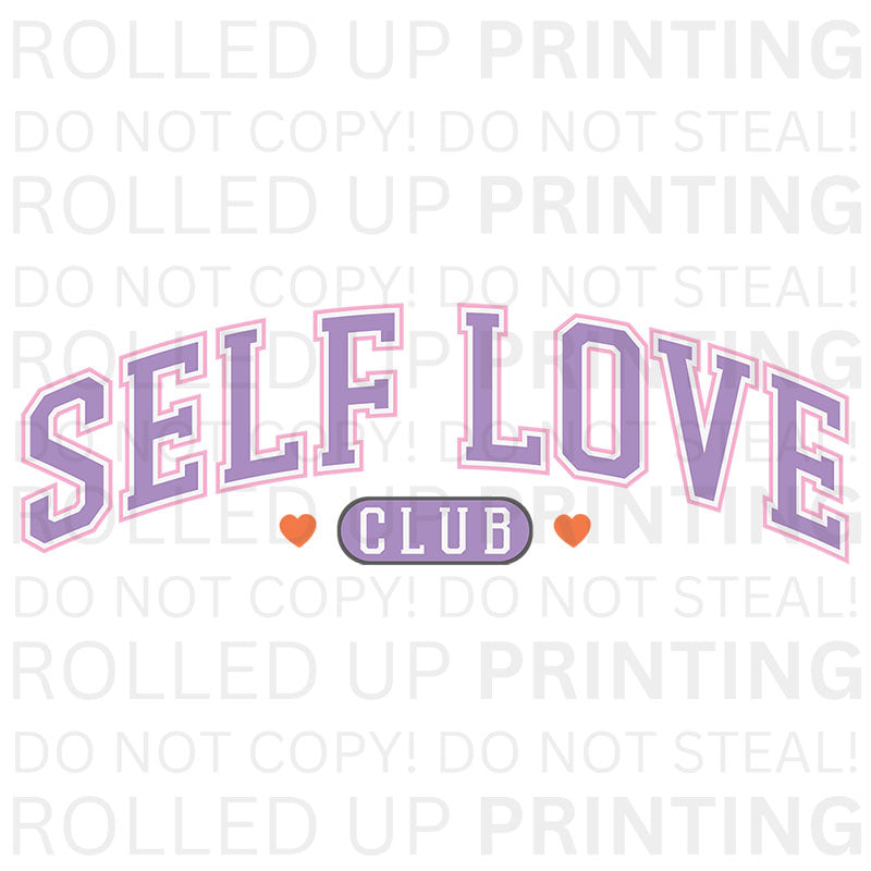 Self Love Club UV DTF Sticker